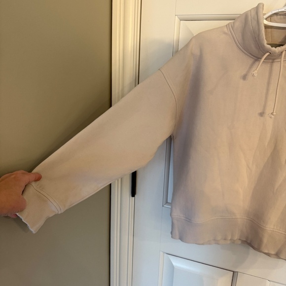 Vince mock neck pullover Sweatshirt Tan 45126 - Picture 4 of 9